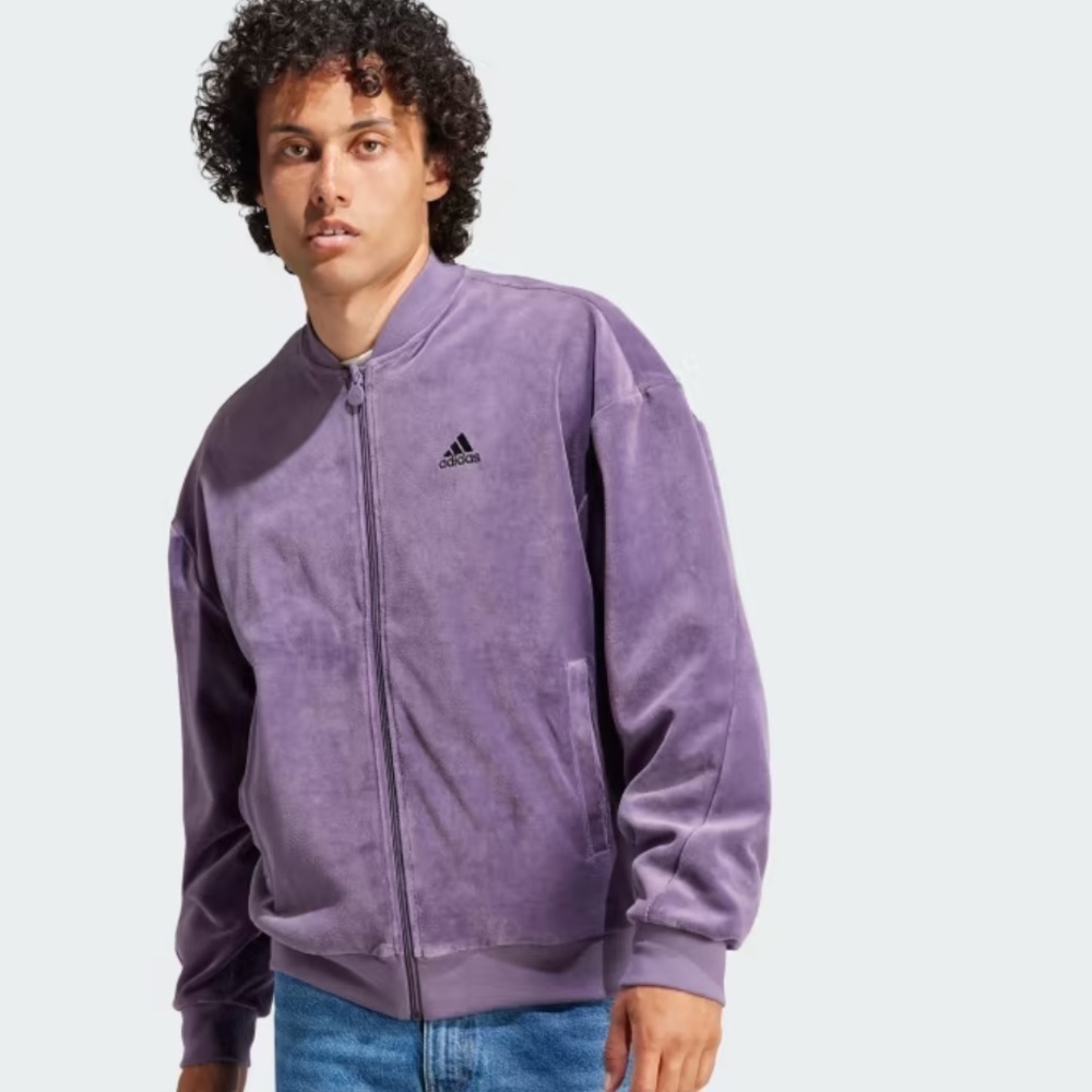 NWOT Adidas reversible men’s jacket size large/xlarge